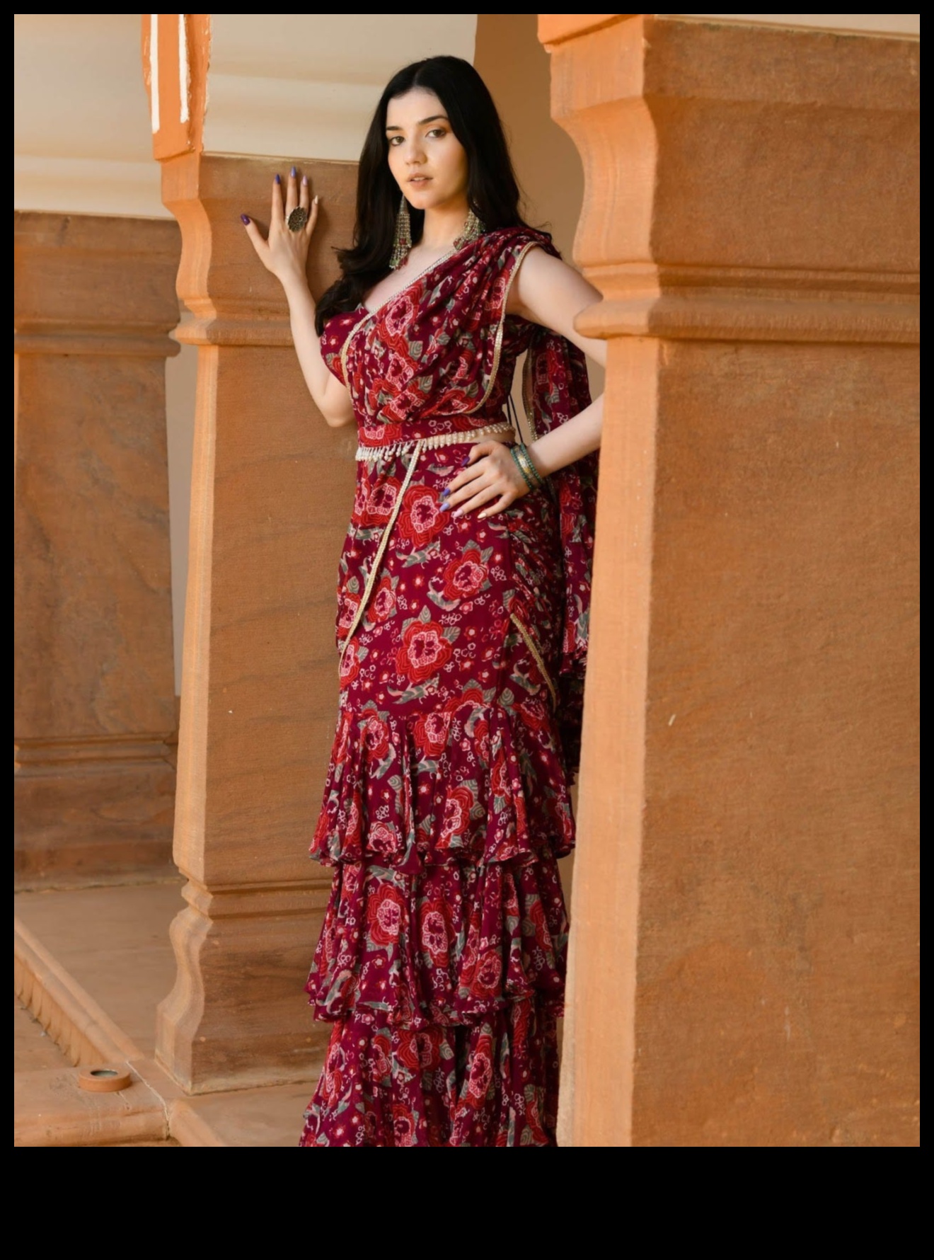 Sari Silhouettes: Indian Textile Traditions in Art