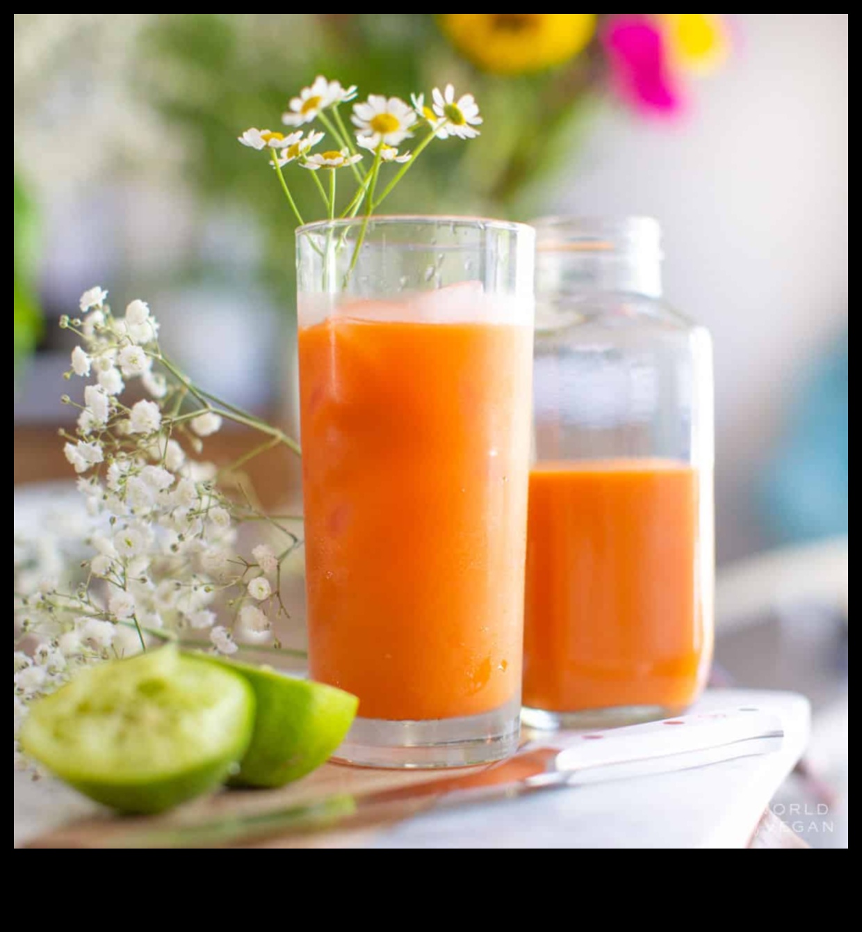 Sip and Thrive: Creating a Healthy Lifestyle with Pure Carrot-Orange Juice