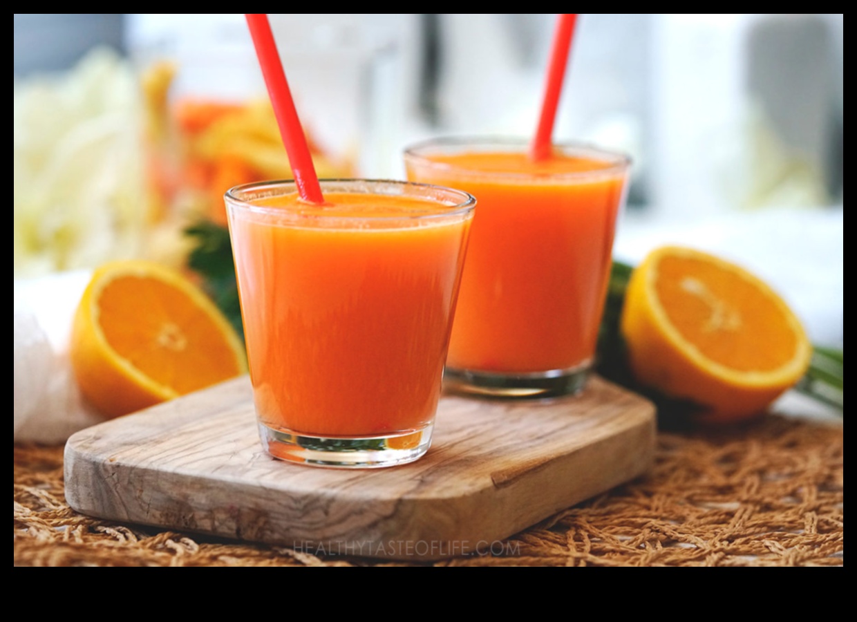 Sip and Thrive: Creating a Healthy Lifestyle with Pure Carrot-Orange Juice