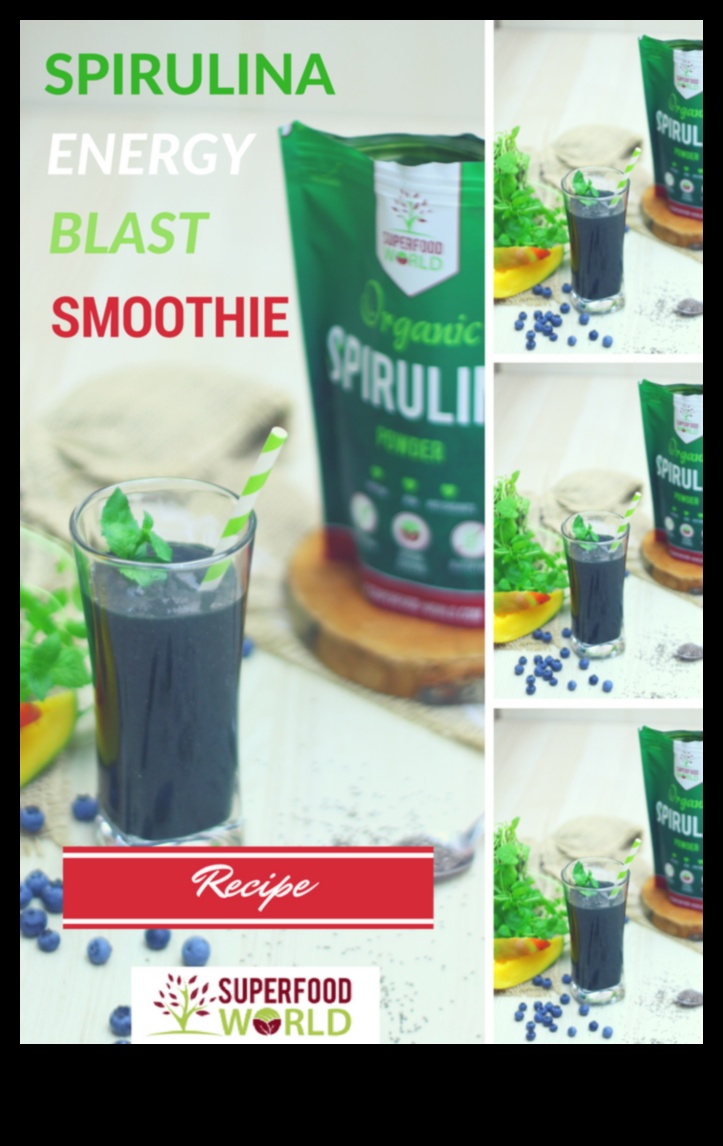 Spirulina Splendor: Harnessing the Power of Blue-Green Algae in Smoothies