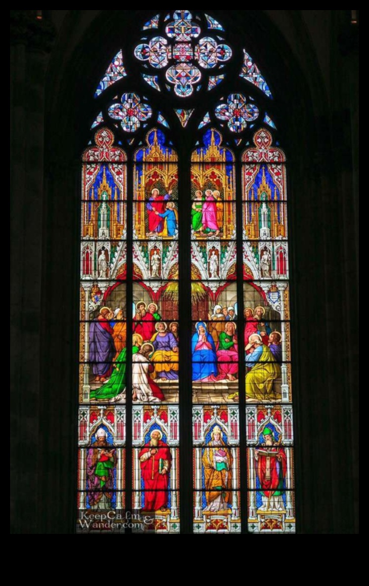 Stained Glass Symphony A Tour of the Vibrant Palette of Medieval Cathedral Windows 1 Stained Glass Symphony: The Vibrant Palette of Medieval Cathedral Windows