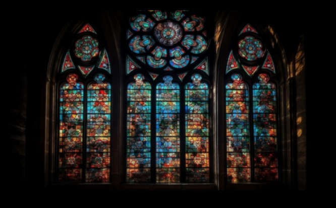 Stained Glass Symphony A Tour of the Vibrant Palette of Medieval Cathedral Windows 3 Stained Glass Symphony: The Vibrant Palette of Medieval Cathedral Windows