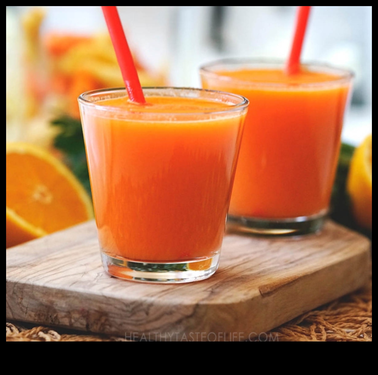Morning Vitality: Enhancing Your Day with Pure Carrot-Orange Juice Sips
