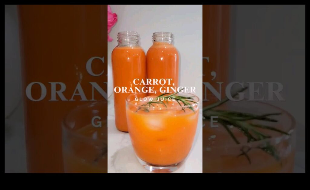 Start your day with a radiant glow with carrot-orange juice 1