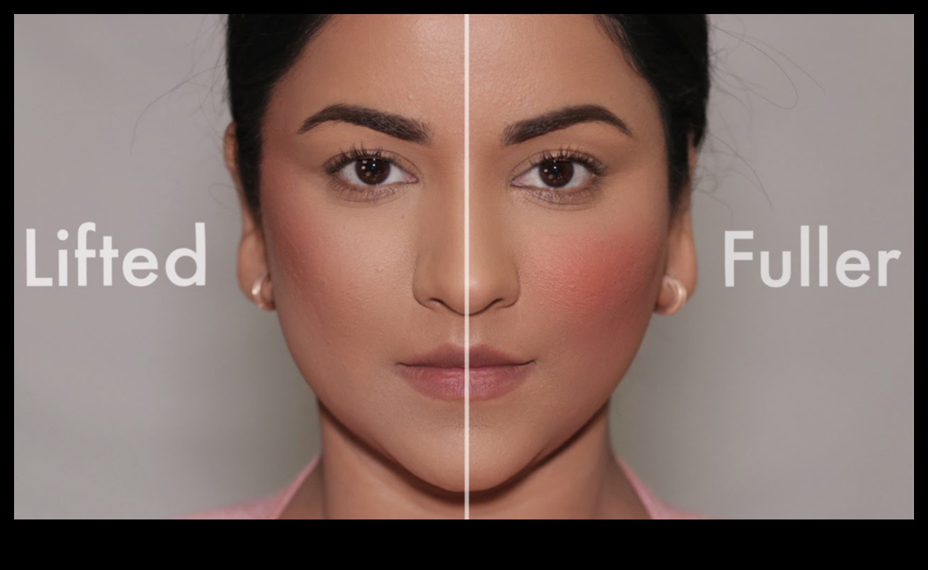 Striking Silhouettes: The Influence of Glamorous Makeup on Facial Structure