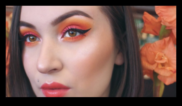 Sunset-Inspired Looks: Creating Warm and Fiery Eye Makeup with Shadows
