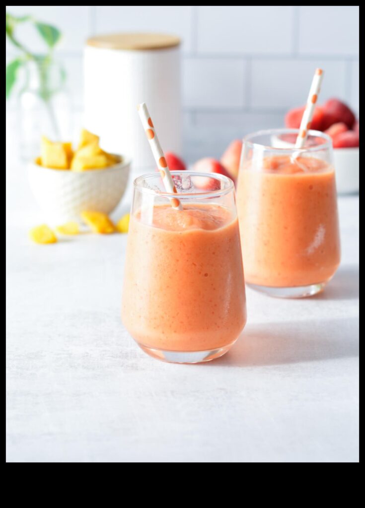 Sunset Sips Fruit Smoothies to Delight Your Senses 1