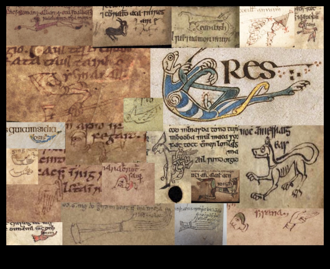 Symbolic Scrolls Deciphering the Artistic Language of Medieval Manuscripts 3 Symbolic Scrolls: The Artistic Language of Medieval Manuscript Symbols