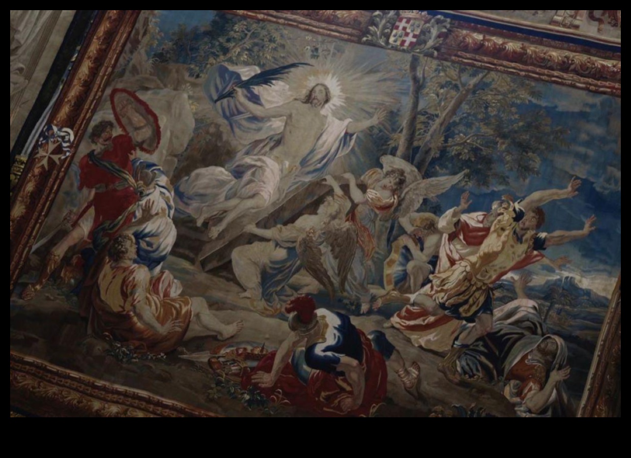 Temporal Tapestries: Weaving Narratives in Baroque Artistic Textiles