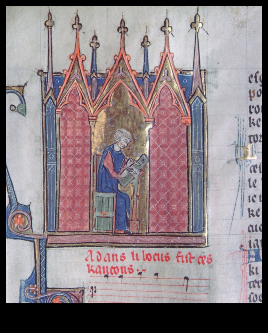 The Chansonnier's Canvas: Musical Themes in Medieval Artistry