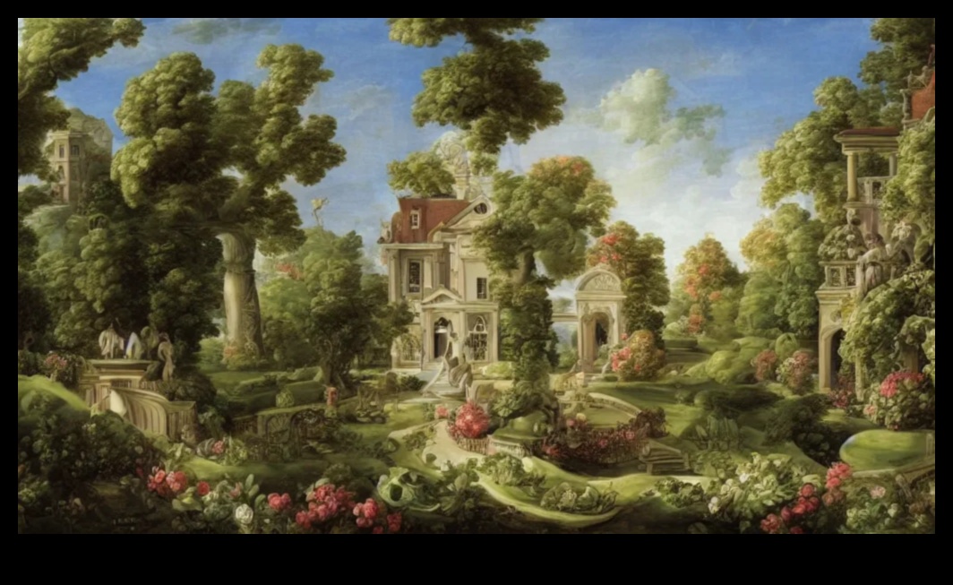 The Gardens of Grandeur Rococo Art's Lush Landscapes 2 Gardens of Grandeur: The Lush Landscapes in Rococo Art