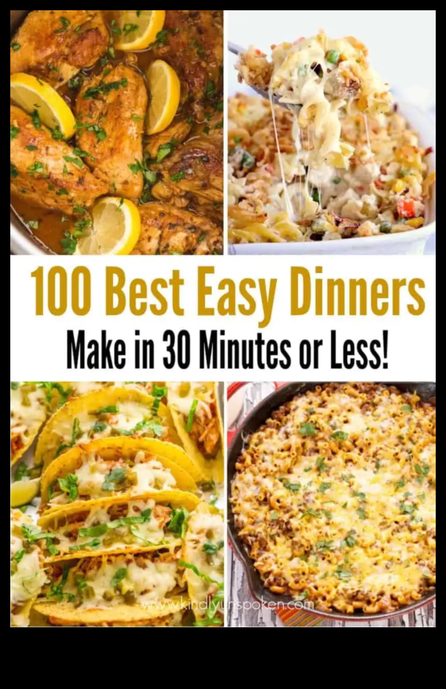 Time-Saving Delights: Effortless 30-Minute Recipes