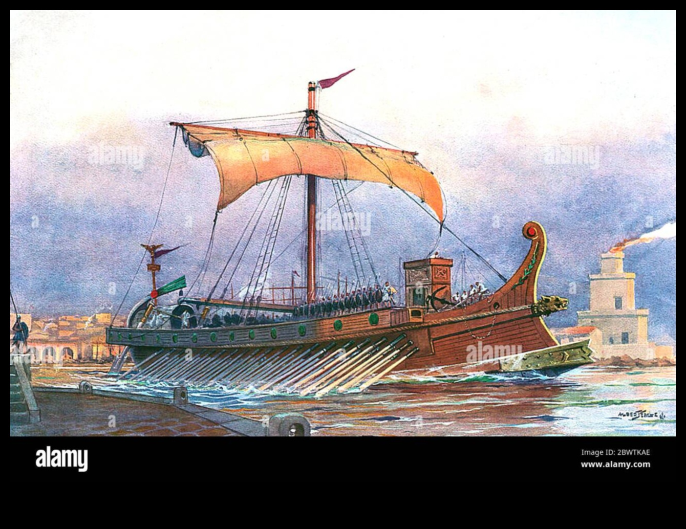 Trireme Triumphs: Naval Scenes in Ancient Greek Art