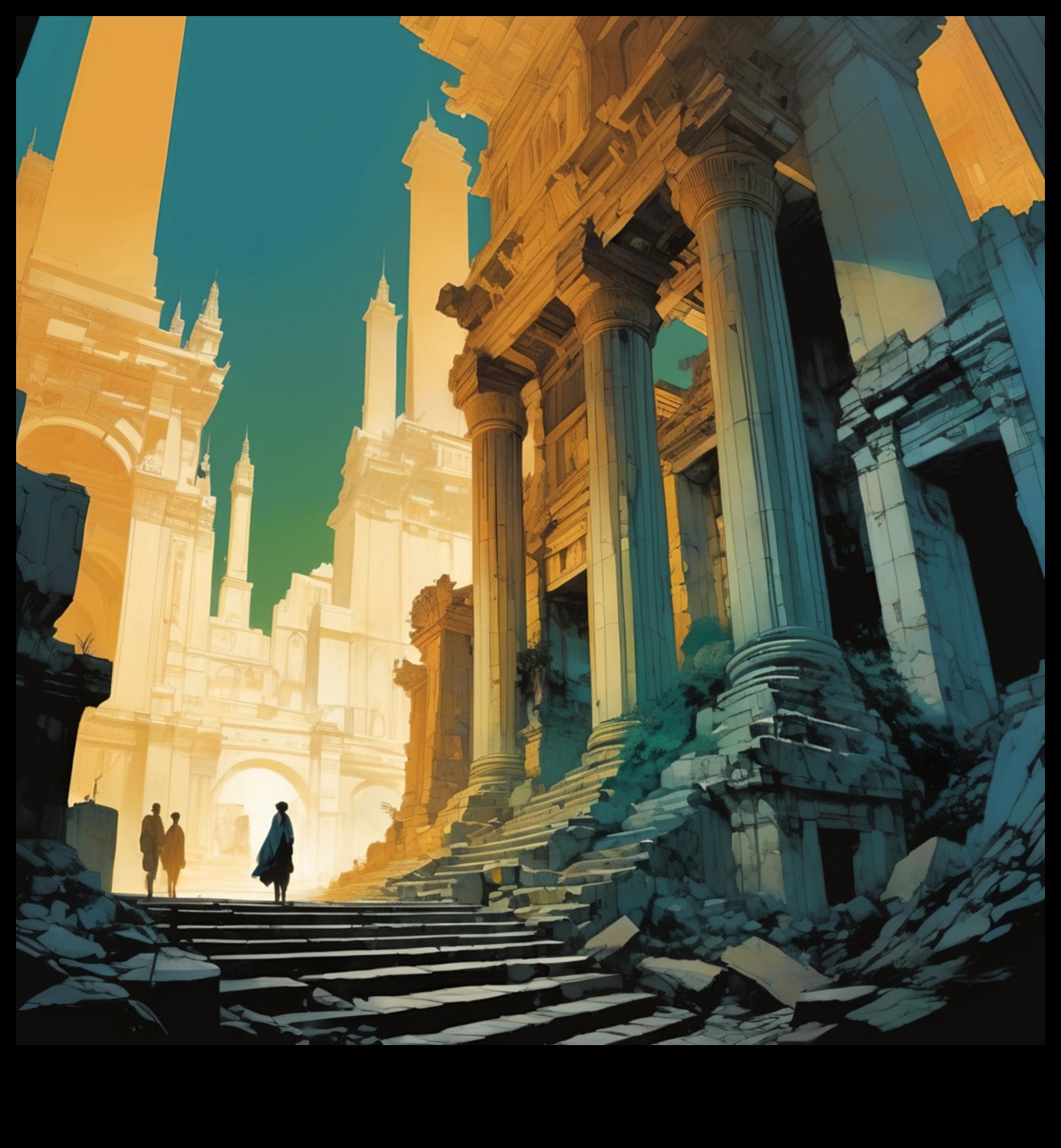 Visual Echoes: Tracing Themes Across Ancient Art Movements