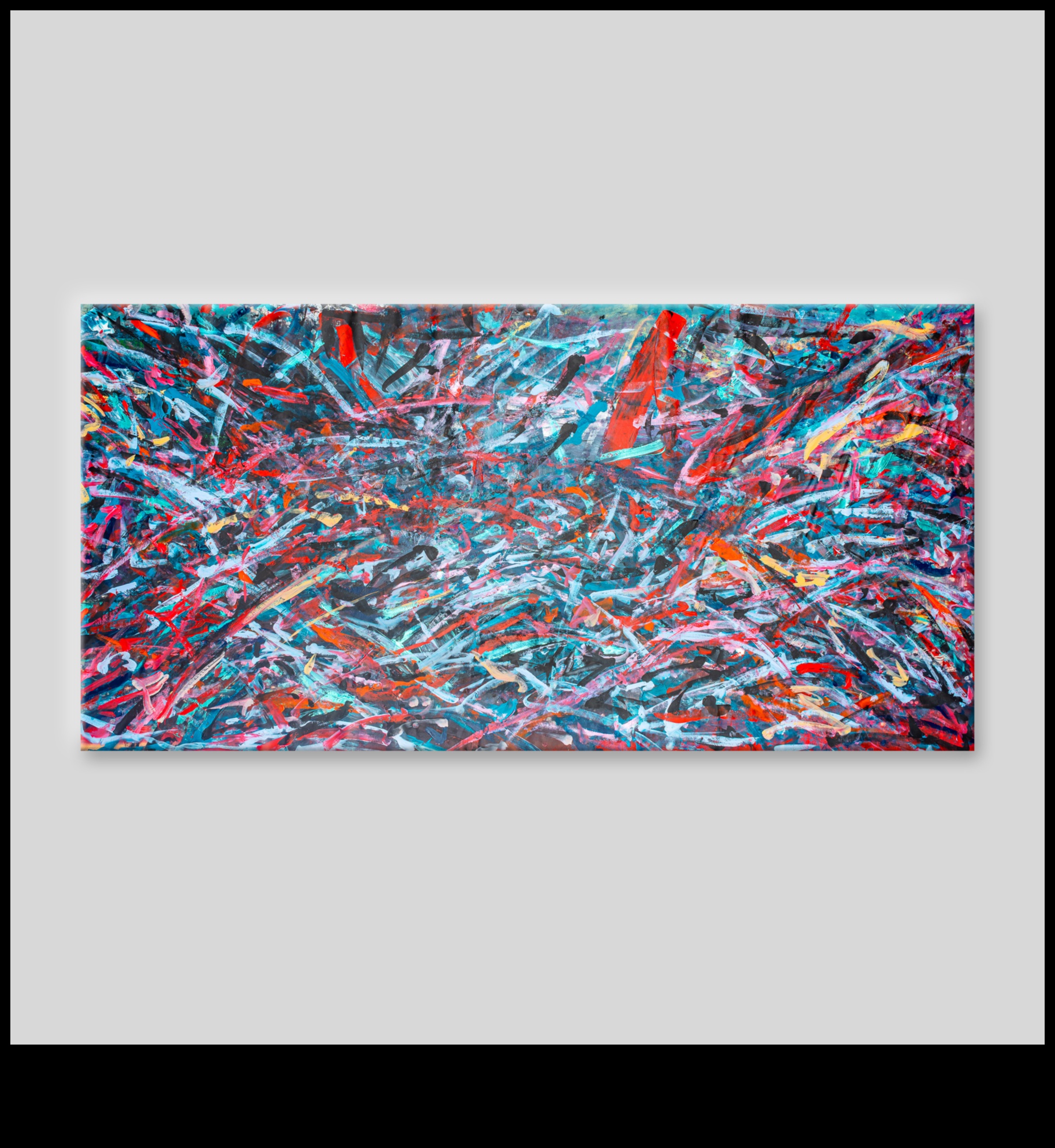 Visual Velocity: Abstract Art's Energetic Motion on Canvas