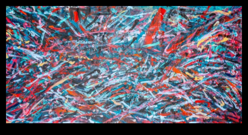 Visual Velocity: Abstract Art's Energetic Motion on Canvas