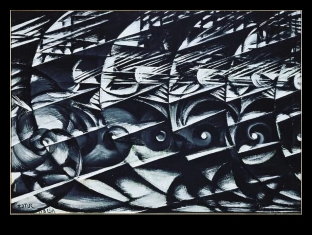 Visual Velocity: Abstract Art's Energetic Motion on Canvas