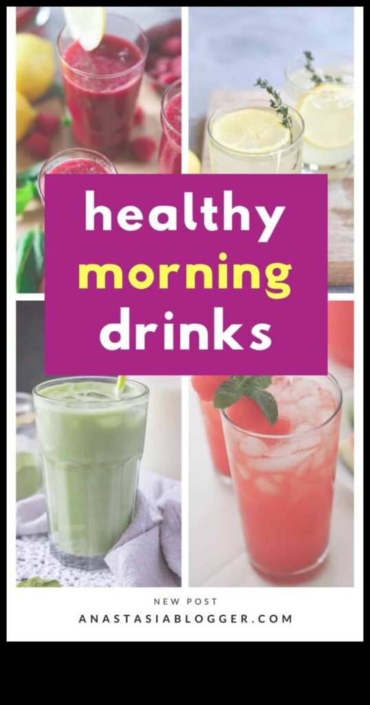 Wake up to a healthier morning with fresh sugar-free drinks 1