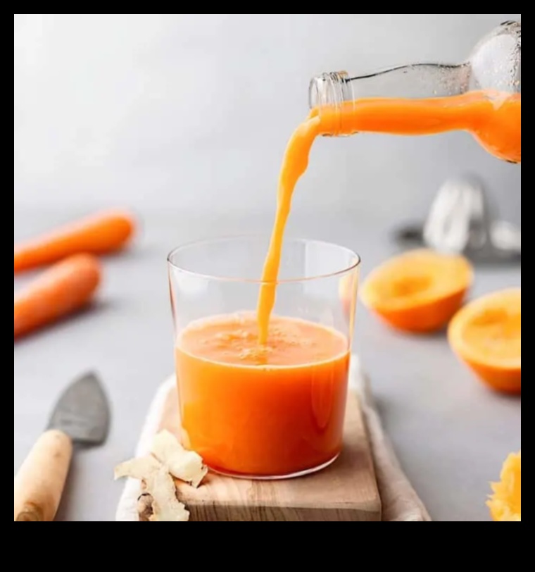 Morning Glow: Kickstart Your Day with the Vibrancy of Carrot-Orange Juices