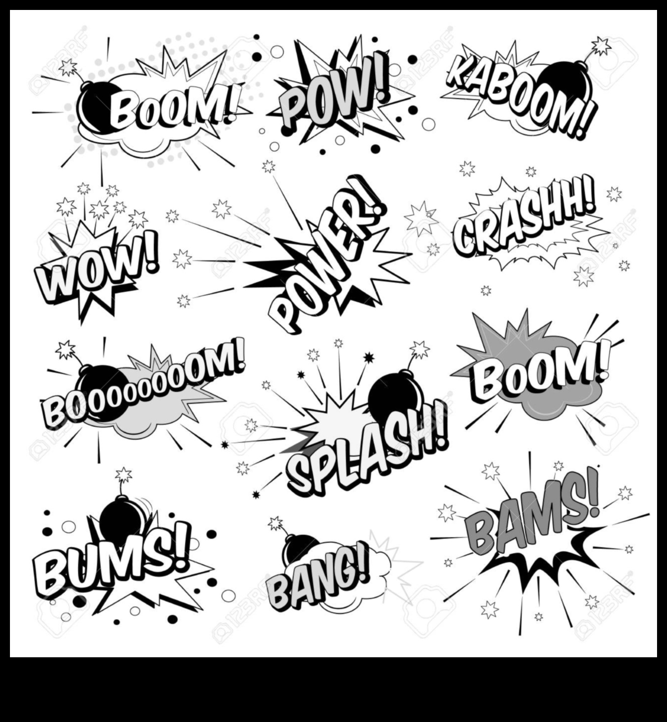 Whiz Bang Pow: Explosive Energy in Pop Art Composition