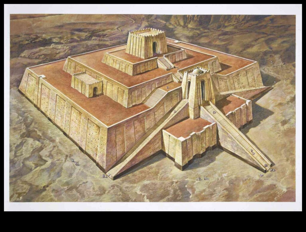 Ziggurat Zeniths Celestial Gateways to the Mesopotamian Gods 1